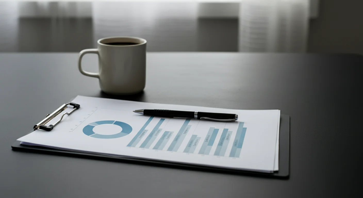 SEO reporting dashboard showing key metrics and commercial outcomes